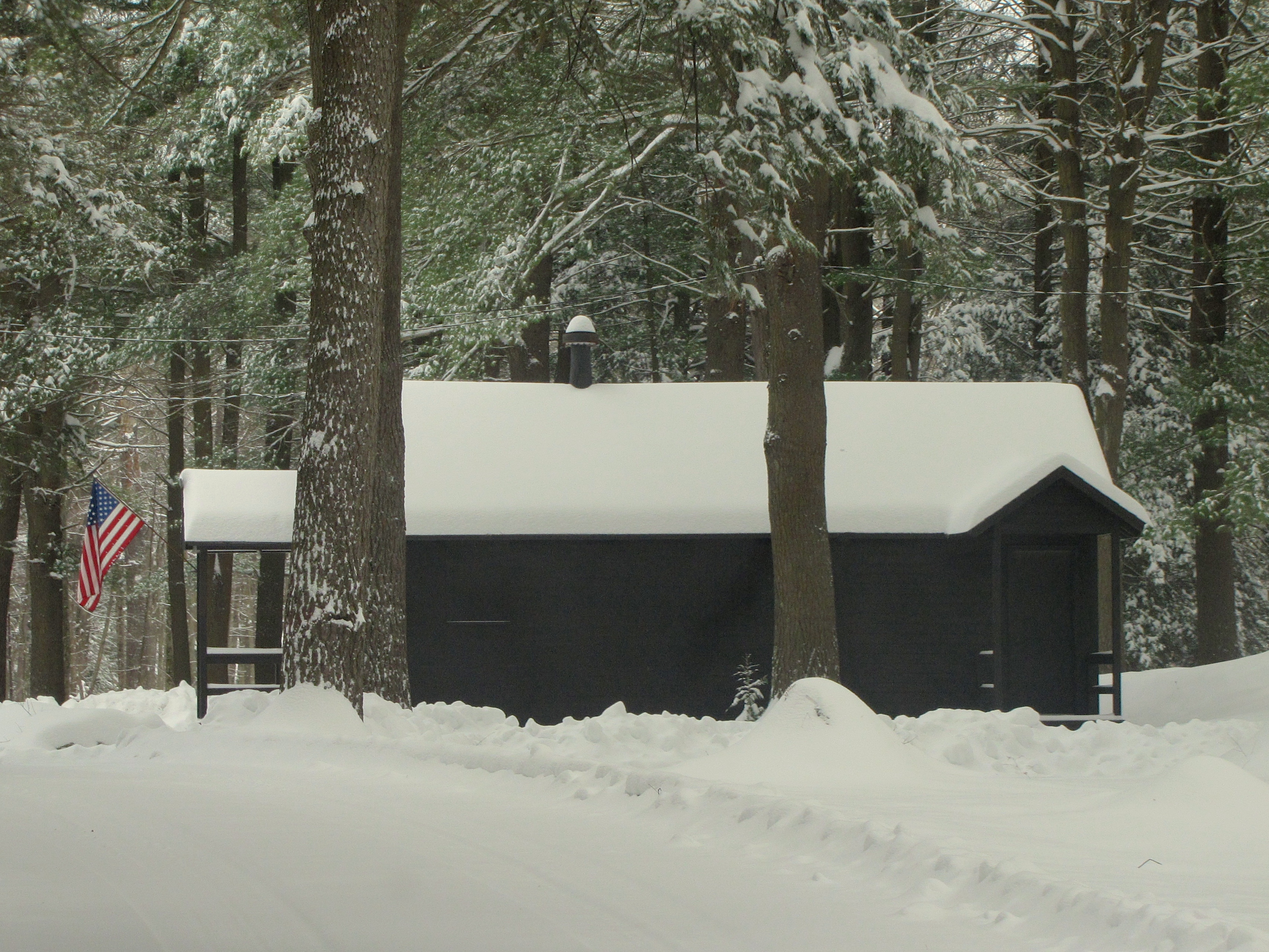 Bright Creek Lodge in Winter